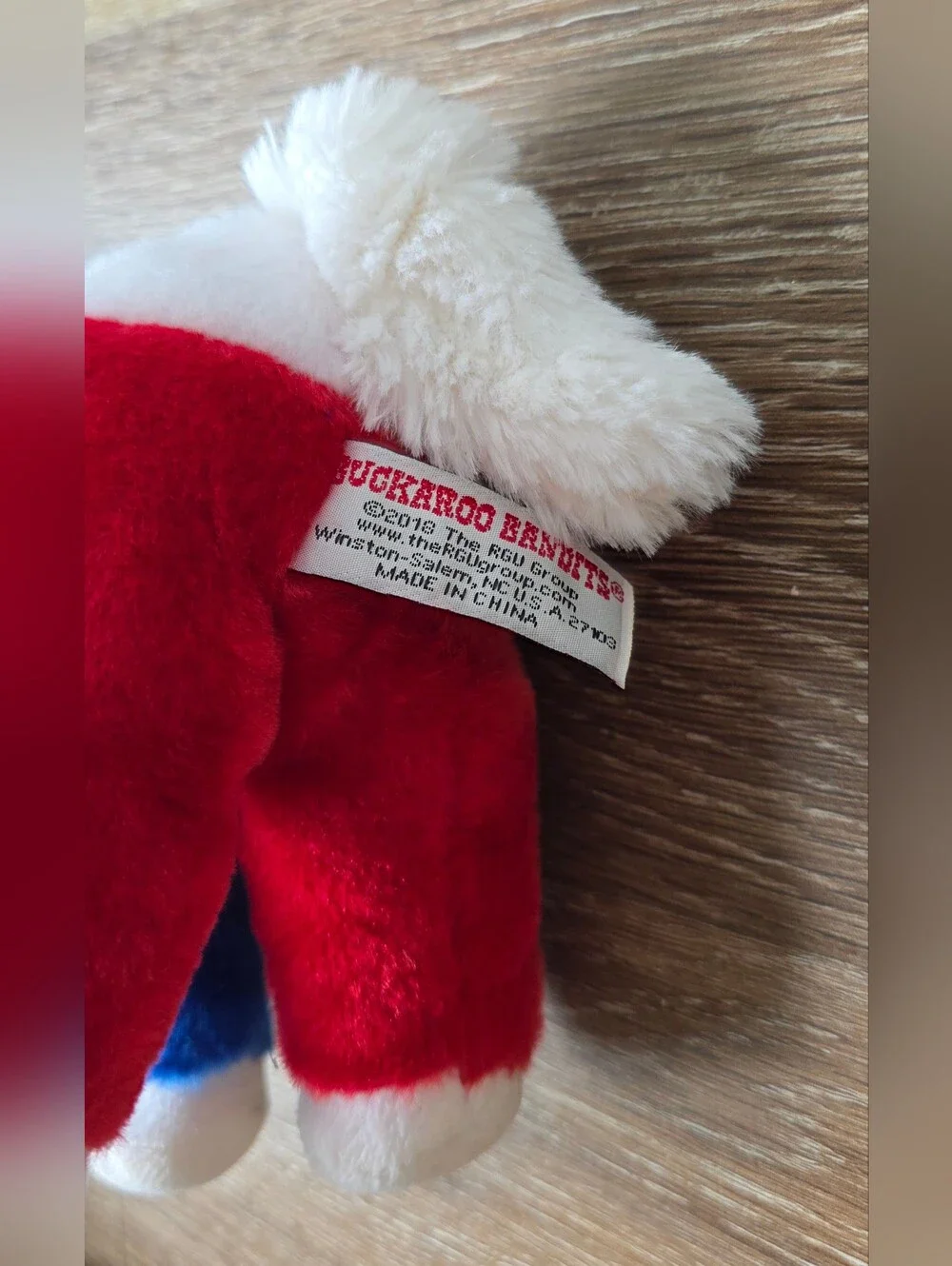 Patriotic Plush Pony Stuffed Animal - Blue, Red & White